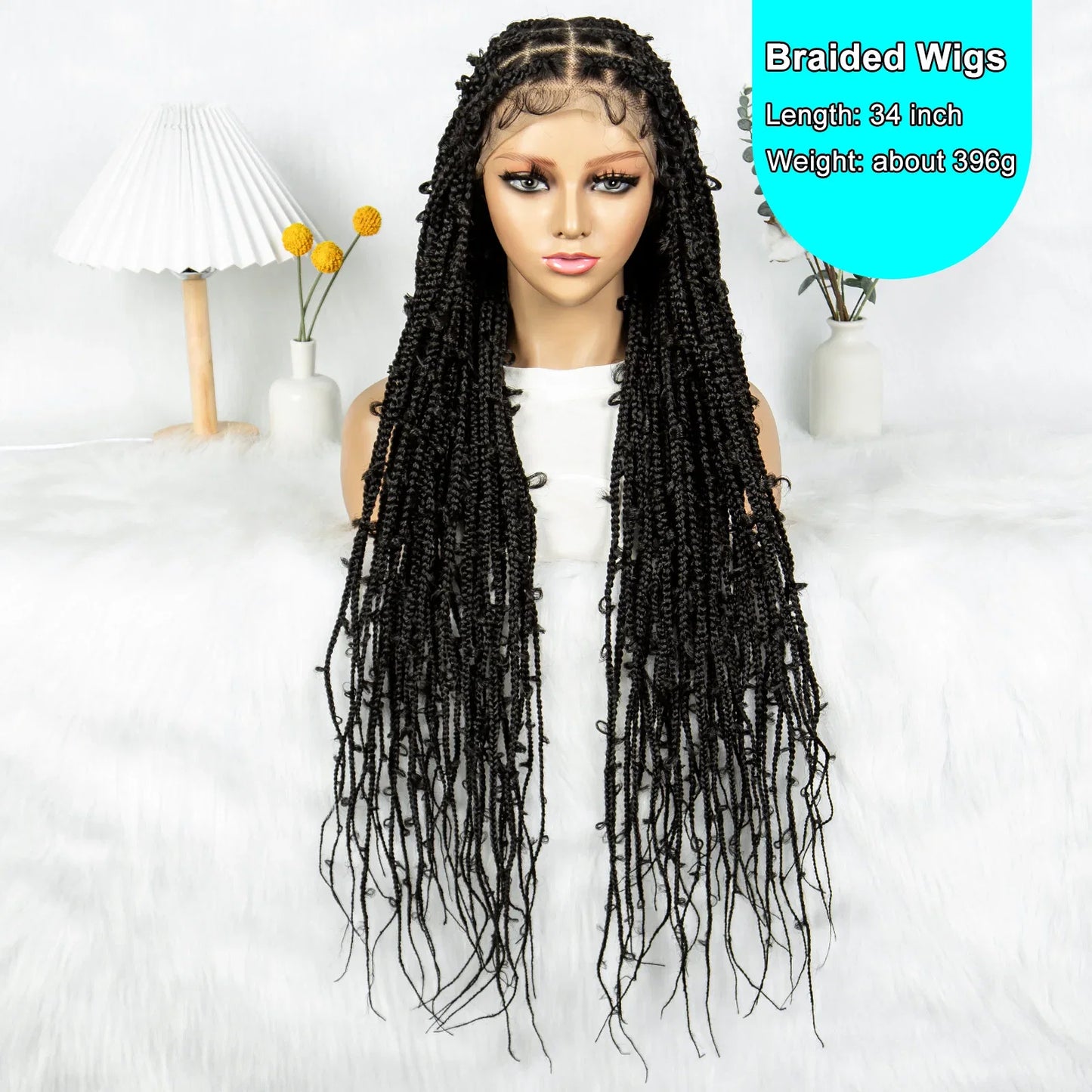 KIMA 34" Long Goddess Knotless Butterfly Braids Wig | Full Lace
