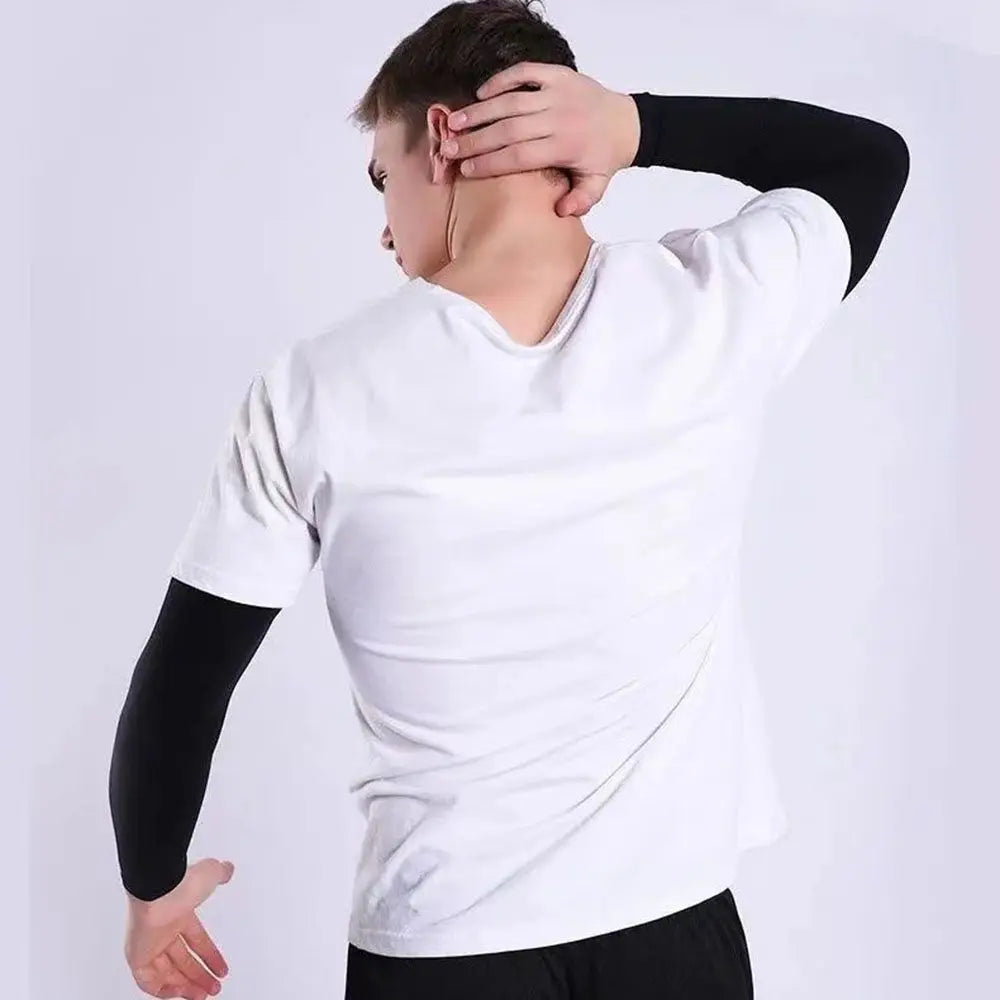 2Pcs Arm Sleeves Warmers Sports Sleeve Sun UV Protection Hand Cover Cooling Warmer Running Fishing Cycling