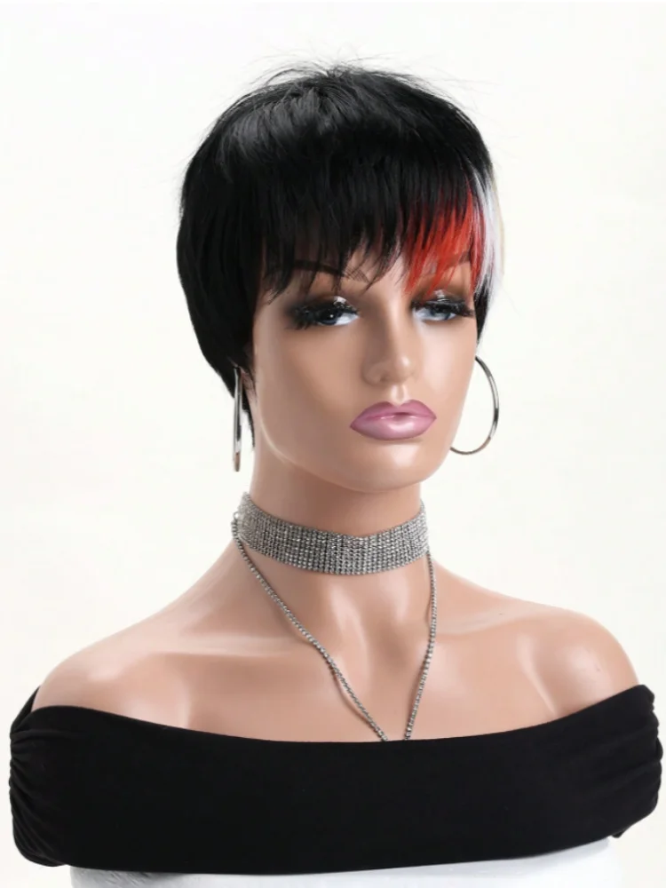 Luxury 26 Inch Kinky Straight Headband Human Hair Wig | Glueless Machine Made Natural Look Wig