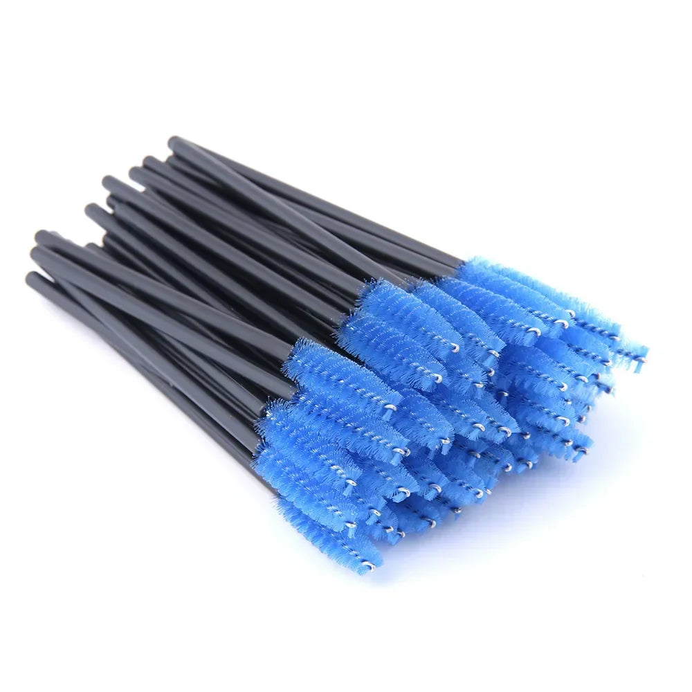 5/50Pcs Black Lashes Brush Cosmetics False Eyelashes Supplies Reusable Makeup Brushes Eyebrow Brush Mascara Wands Make Up Tools