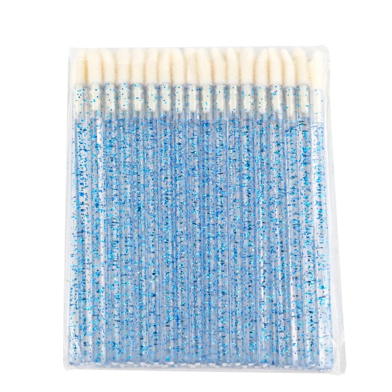 Lanjinglin 5/50 Pcs Lip Brush Reusable Makeup Brushes Lipstick Applicator Wands Eyelashes Extension Tool Beauty Accessories