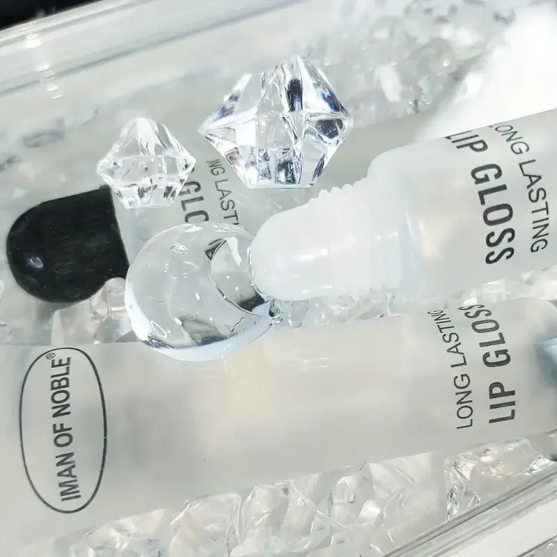 Hydrating 18ml Lip Gloss Moisturizing Lip Oil for Plump, Glossy Lips, Lightens Fine Lines, Suitable for All Skin Types Makeup