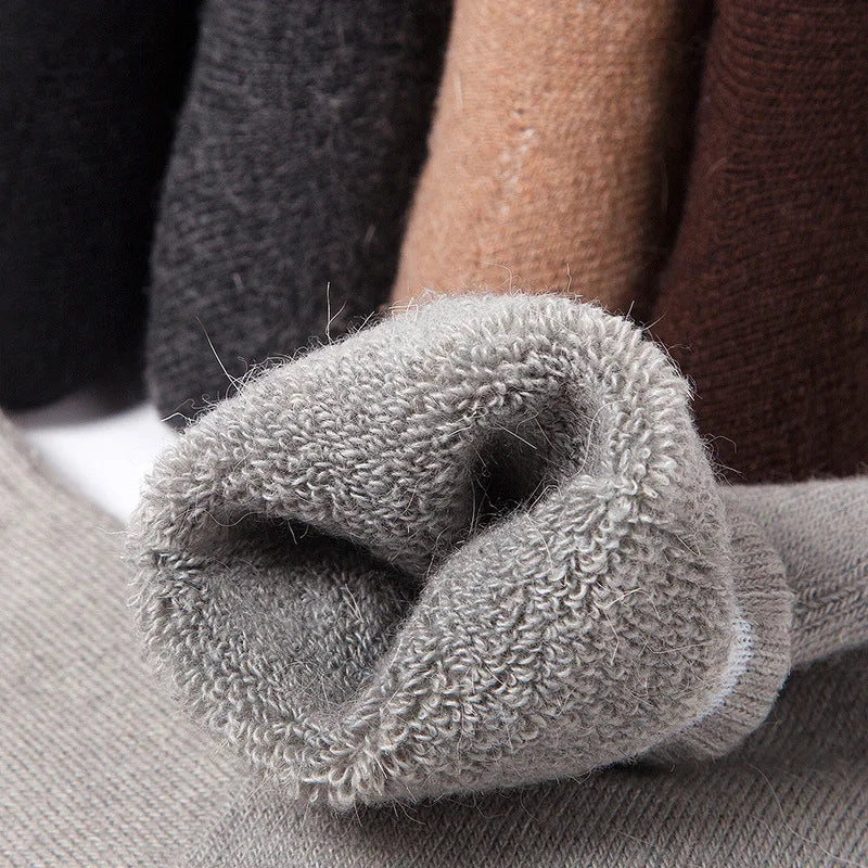 2026 New Winter Super Thicker Warm Socks Wool Male Men Women Socks Solid Socks Merino Wool Socks Against Cold Snow Terry Socks