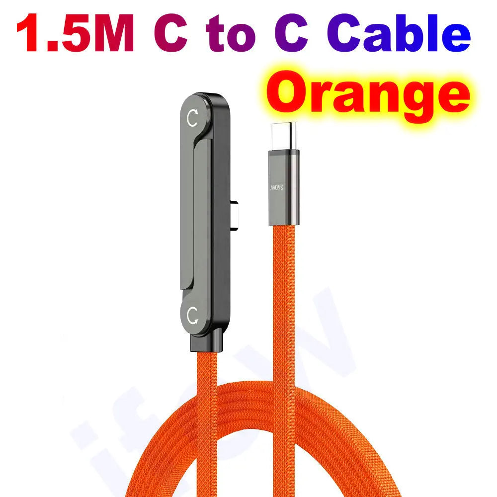 USB Type C Flat Phone Charger Fast Charging Cable C Kick Cable Stand Invisible Support Foldable Holder Charge Bracket For iPhone