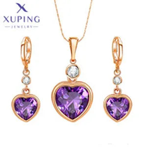 Xuping Jewelry Charm Square Shaped Luxury Exquisite Gold Color Plated Crystal Earring for Women Gift A00606258