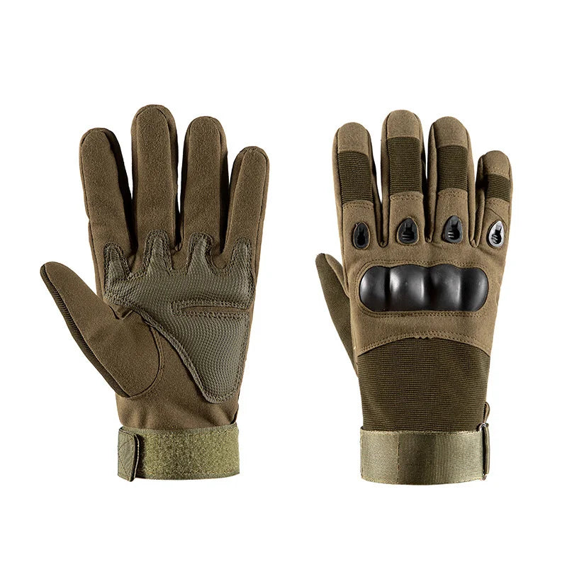 Men's Tactical Military Gloves Anti-Slip Color Bullet Air Gun Shooting Soldier Combat Bicycle All-Finger Gloves