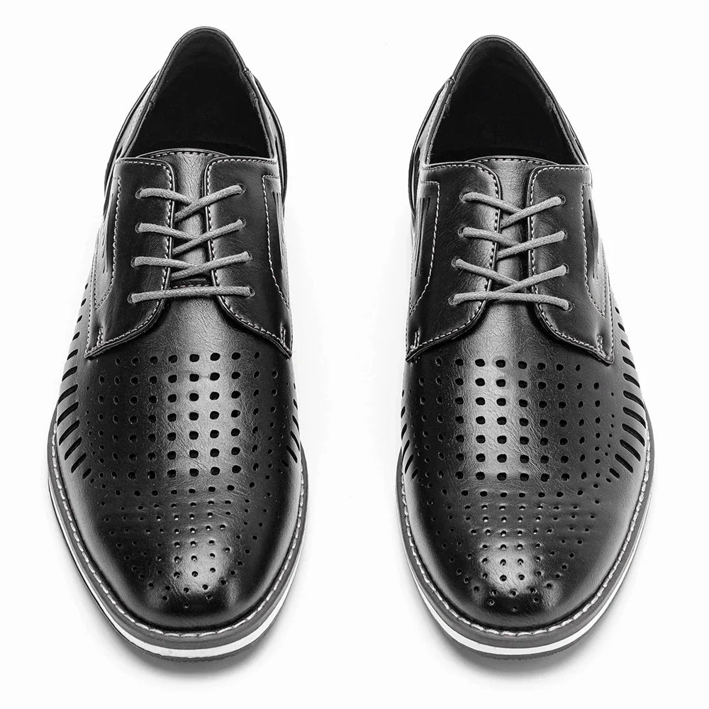 Leather loafer men fashion comfortable 2024 brand casual shoes men