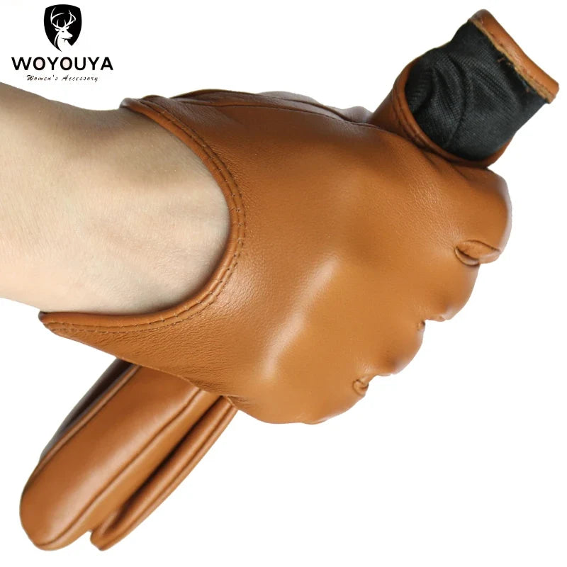 Fashion color Apparel Accessories women's leather gloves,comfortable short Women mitten,warm winter gloves women-2001