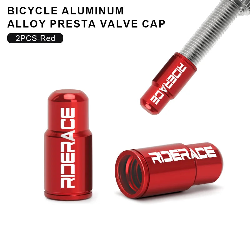 2/4/10Pcs Bicycle Tire Valve Cap Dustproof Lightweight Aluminum Alloy MTB Road Bike Tube Tyre Gas Nozzle Cover For FV Presta