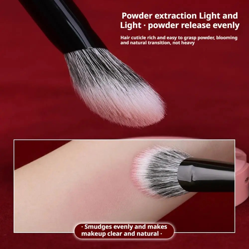 Powder Blusher Brush On Slope Surface Soft And Skin-friendly Fiber Hair Fashion Design Single Face Brush Makeup Tools