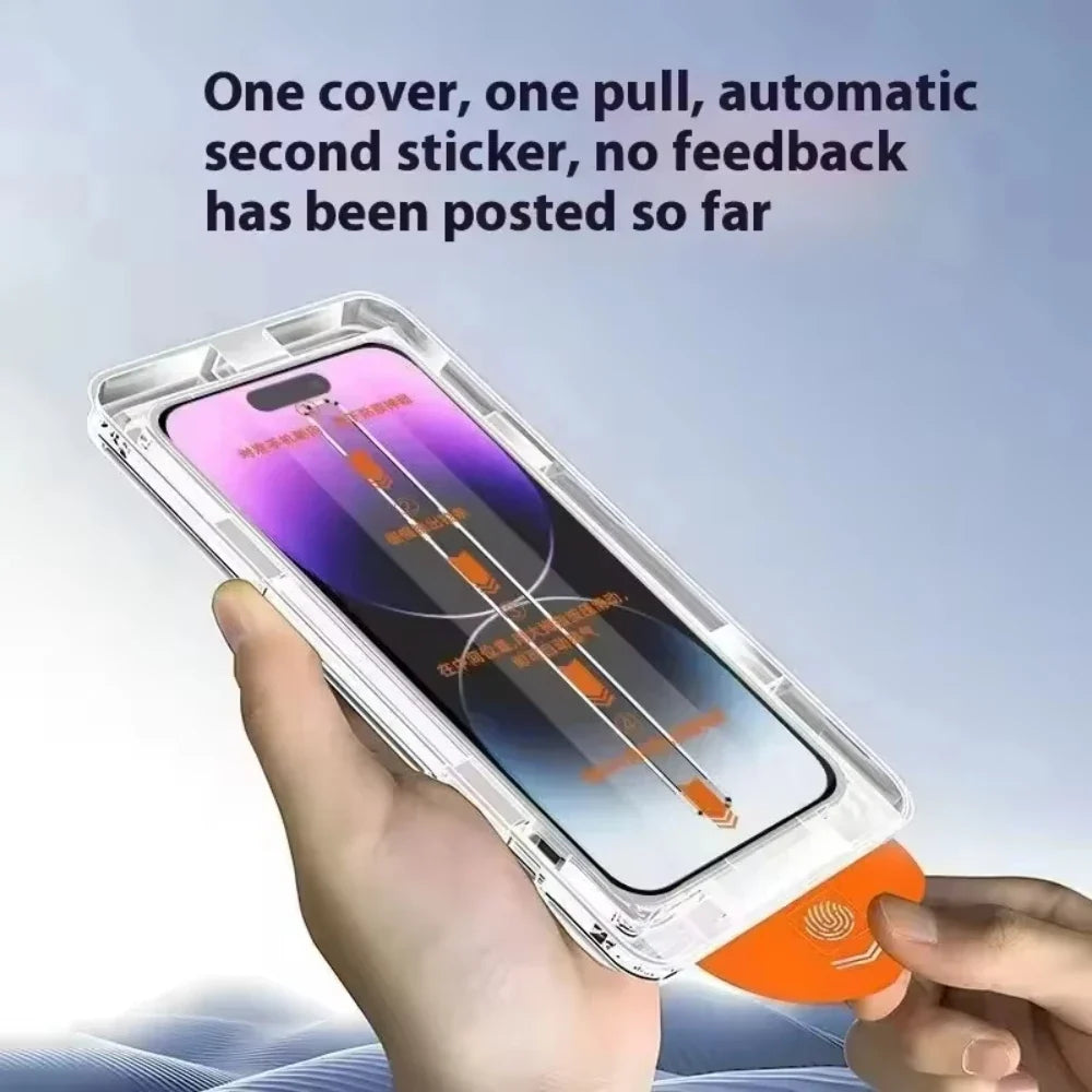 3Pcs Dust Free Easy Installation Screen Protector For iPhone 17 Pro Max  18 Pro Max 16 Pro HD Tempered Glass Anti-scratch Films