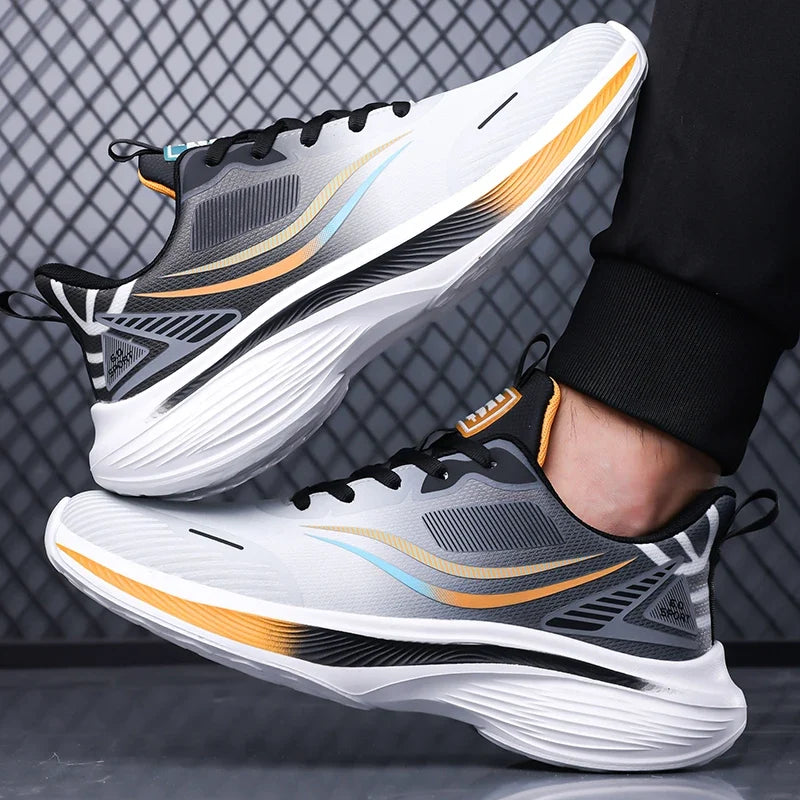Men's Fashion Sneakers Breathable Comfortable Lightweight Walking Shoes Casual Sports Running Tennis Gym Training Shoes for Men
