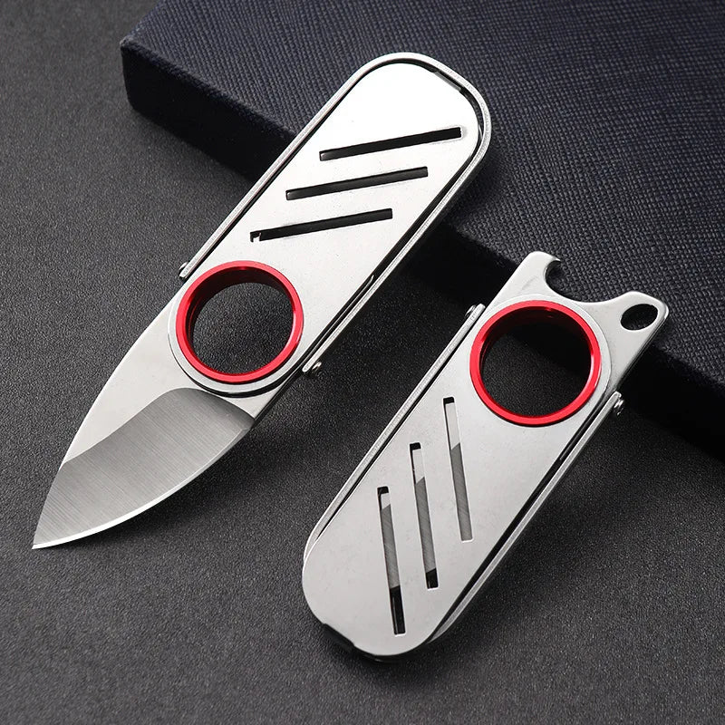 Mini Portable Stainless Steel Outdoor EDC Tool Key Chain Pendant Is the Perfect Tool for Opening Packages and Daily Use