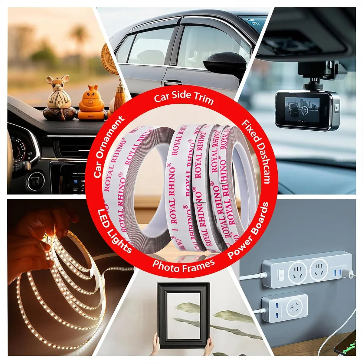 450CM Extra Strong Double Sided Tape Adhesive Car Special Tear Off Without Leaving Traces High Viscosity Mounting Fixing Sticky