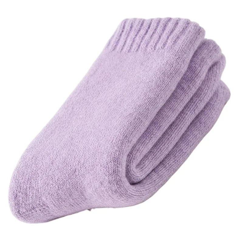 2026 New Winter Super Thicker Warm Socks Wool Male Men Women Socks Solid Socks Merino Wool Socks Against Cold Snow Terry Socks