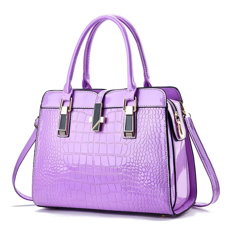Women's Structured PU Handbag | Shoulder and Crossbody Tote