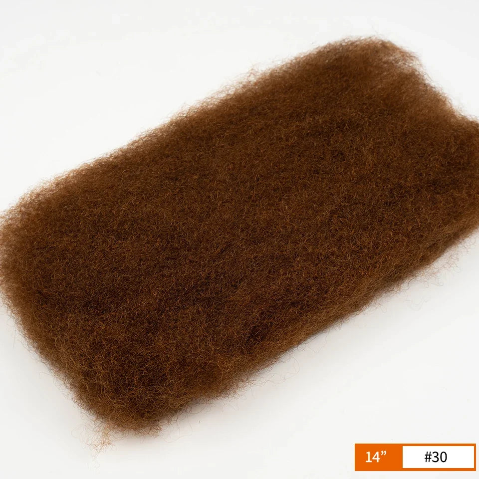 Afro Kinky Bulk Braiding Hair Extensions | 100% Human Hair | Lightweight & Natural Colors | 50g/Pack