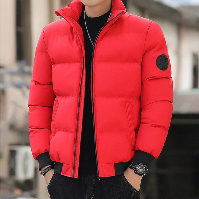 Puffer Jackets Men 2026 New Thick Warm Winter Parkas Down Coats Bomber Jackets Waterproof Casual Outerwear Mens Winter Jackets