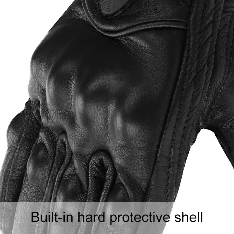 S-XXXL Motorcycle Gloves Goatskin Leather Men Women Moto Glove Electric Bike Luvas Da Motocicleta Os Carros Eletricos Sale