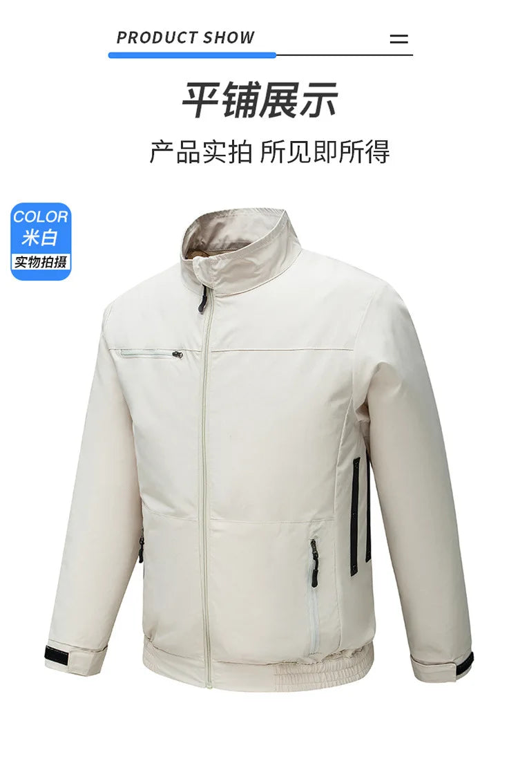 Cooling Air Conditioning Clothes with Fan Outdoor Charging Summer Cooling Welding Labor Overalls Men