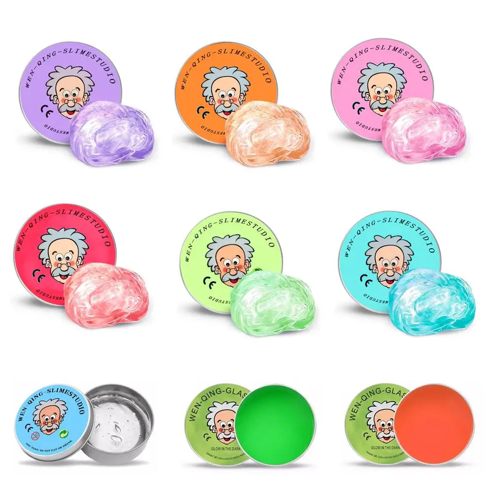 9E-Colorful Non-Newtonian Liquid Decompression Toys Children Transparent Elastic Modeling Compound Non Toxic Creative Crafts