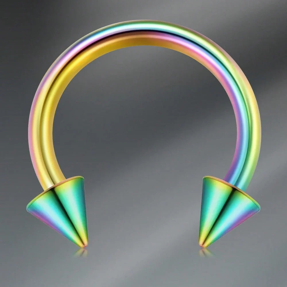 1pc Stainless Steel Nose Septum Clicker 20G 16G Flower Cubic Zirconia Decorated Piercing Nose Ring, Suitable For Daily Wear