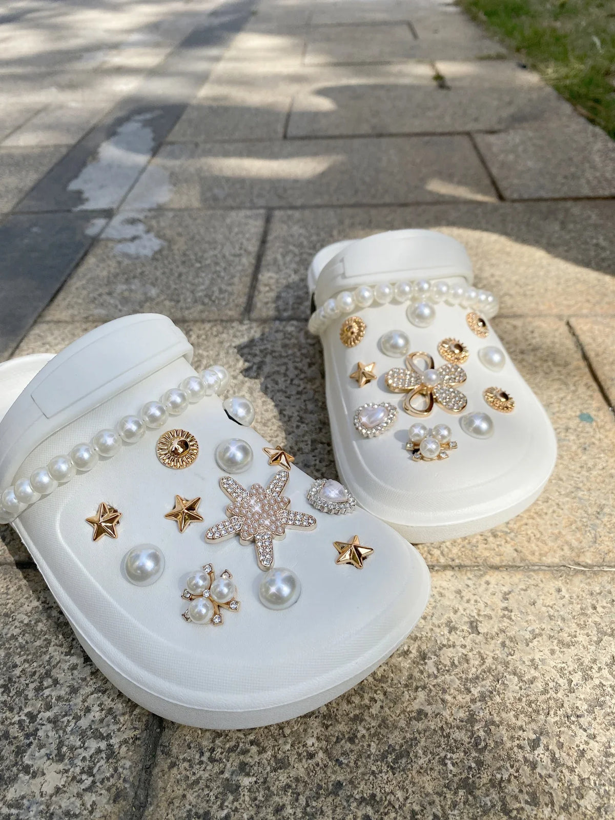 26pcs Hole Shoes Accessories, Including Detachable Star, Flower, Bear Design Shoe Charms, Suitable For Sandals & Beach Shoes & H