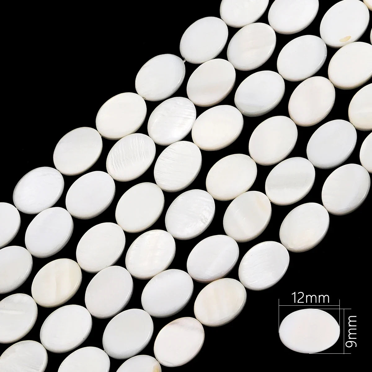 Natural Shell Beads Mother of Pearl Love Star Oval Round Flat Loose Spacer Beads for Jewelry Making DIY Charm Bracelet Necklace