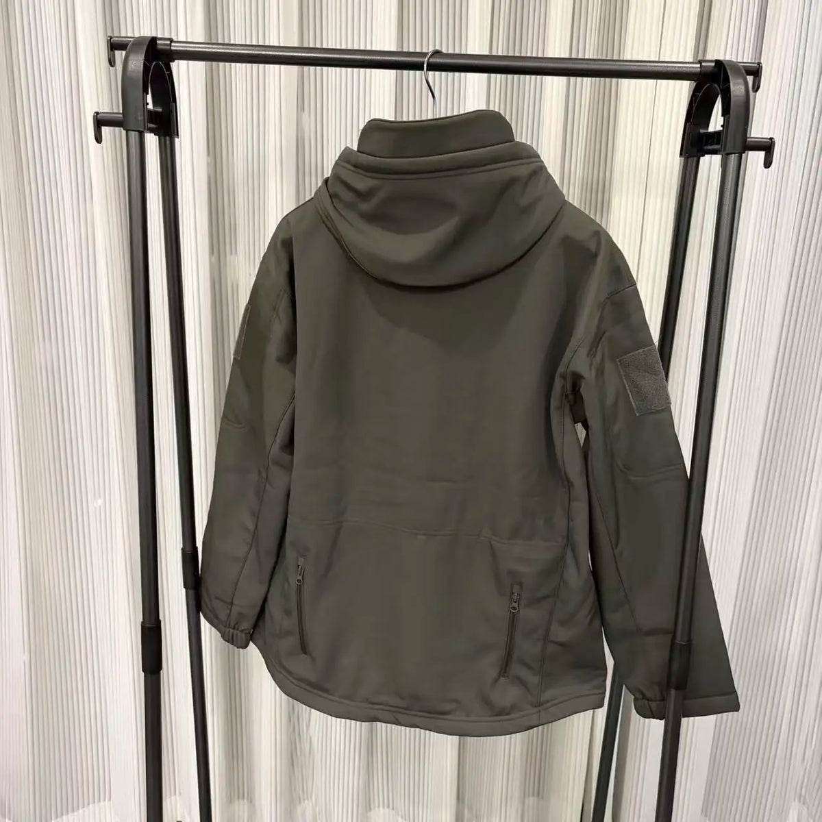 Men's Stormtrooper Jacket Windproof, Warm, Waterproof, Velvet Hooded Jacket Cycling Jacket Mountaineering Jacket Winter Jacket