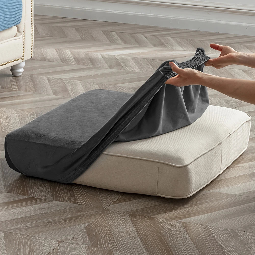 Super Soft Velvet Sofa Cover for Living Room Stretchy Washable Furniture Protector Luxury Universal Sofa Seat Cushion Cover Home