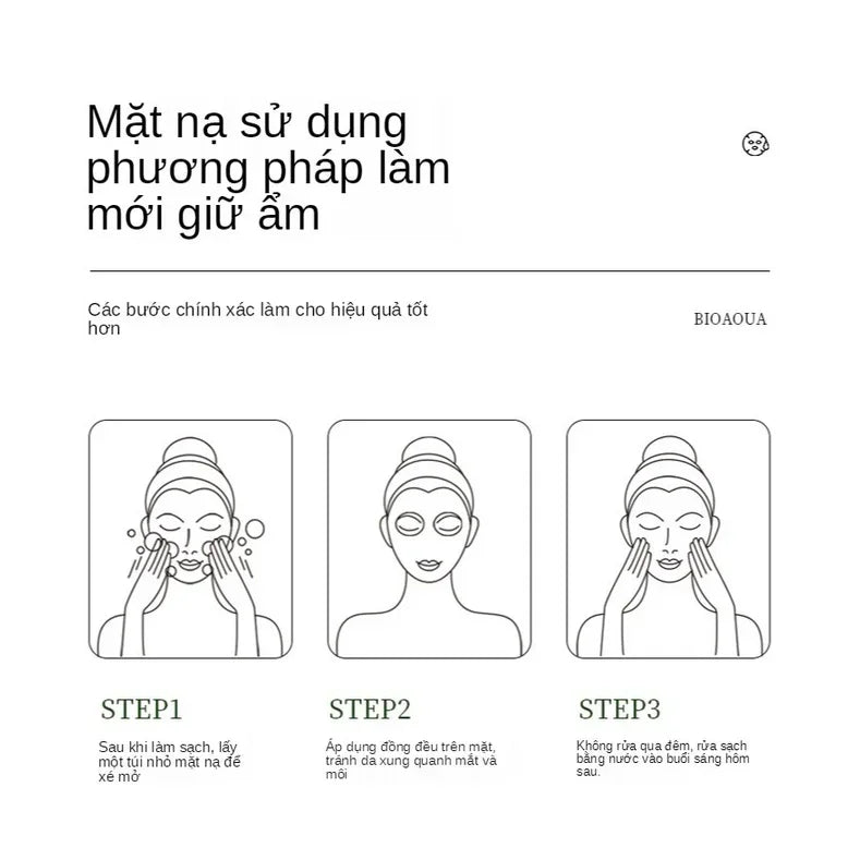 30pcs/20pcs BIOAQUA Collagen Sleeping Facial Masks Skincare Moisturizing Brightening Firming Face Mask