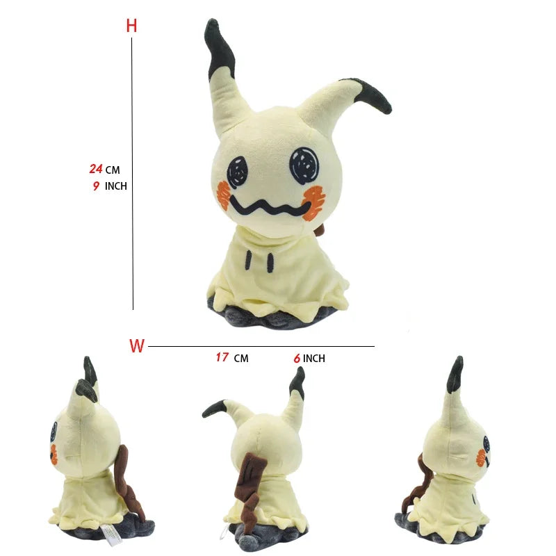 Mimikyu Plush Toys Collectible Soft Plushies Cos Mimikyu Stuffed Animal Cute Cartoon Eevee Espeon Glaceon Peluche Dolls Gifts