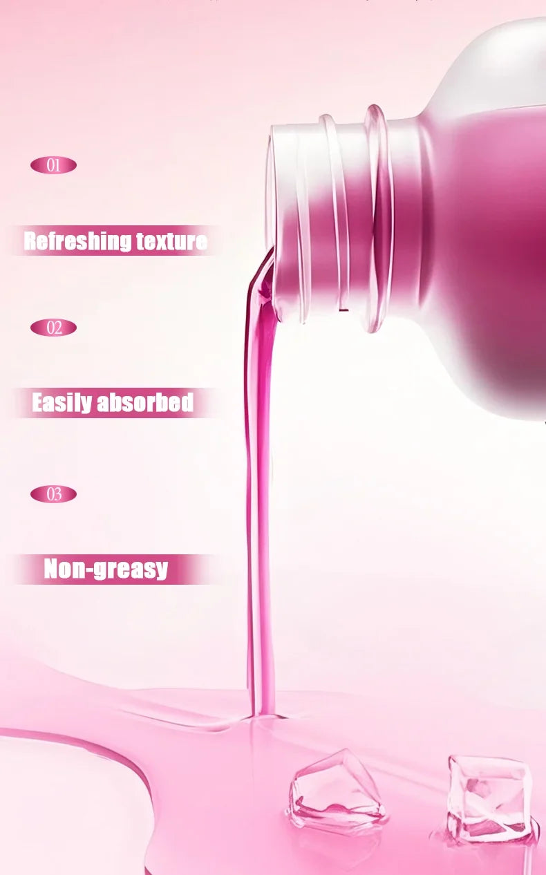 100ml Pink Salicylic Acid Acne Removing Concentrated essence - Refreshing texture, deep moisturizing, fade acne marks