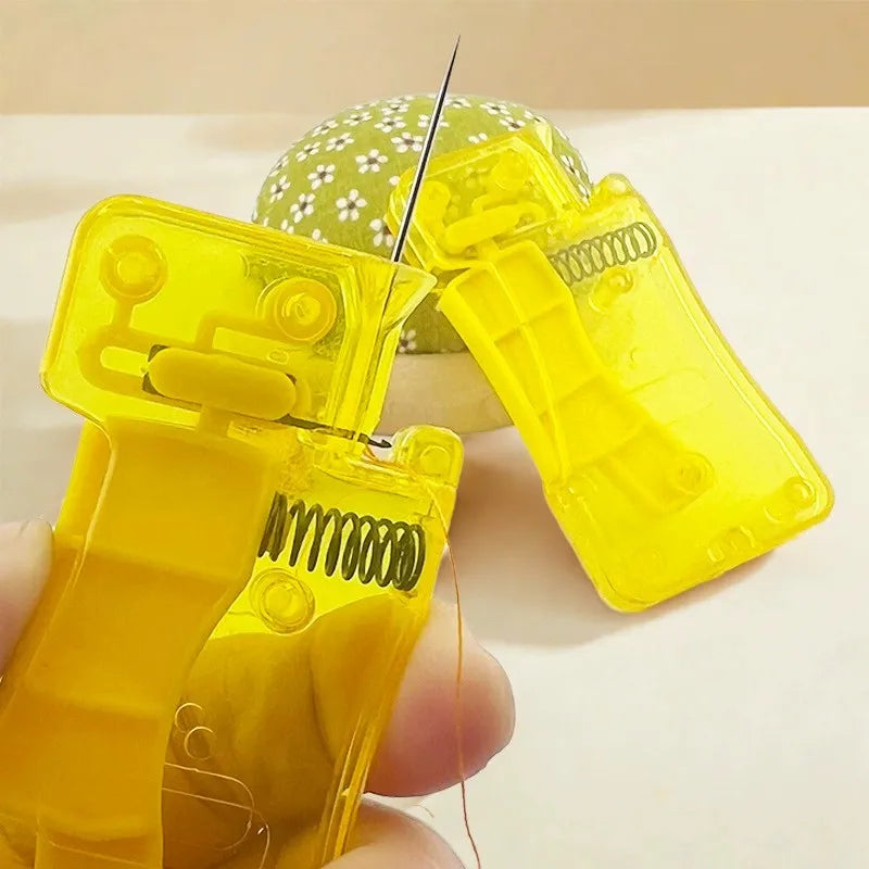 Automatic Needle Threader for Sewing DIY Crafting and Home Sewing Supplies Quick Threading Tool for Hand Sewing
