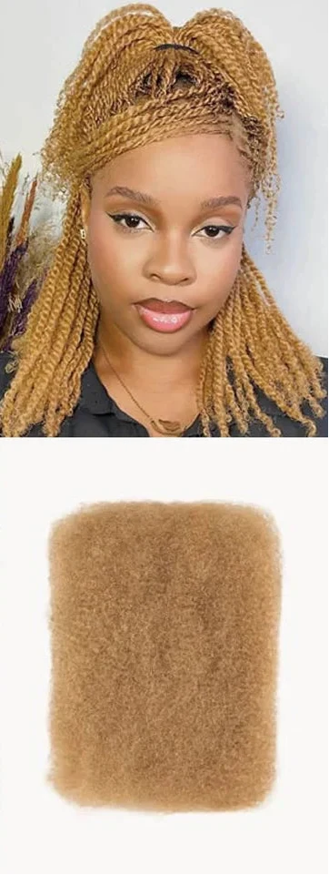 Choice Afro Kinky Bulk Human Hair | 100% Virgin Brazilian for Braids & Twists