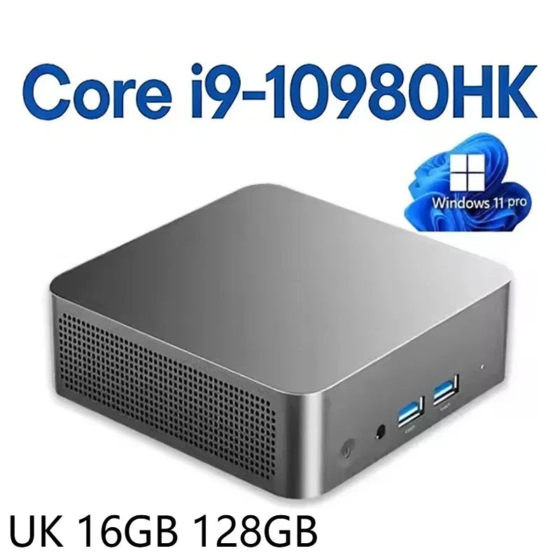 Windows 11 Pro Mini PC Intel Core i9 10980HK 16GB RAM 1TB/2TB SSD WIFI6 BT5.2 4K HD Study Gaming Office 3 Year Warranty