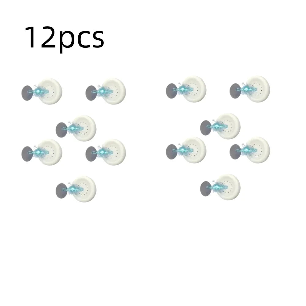 3/6pcs No Drill Magnetic Remote Holder - Wall Mount for TV/AC/DVD Remotes, White Space-Saving Design
