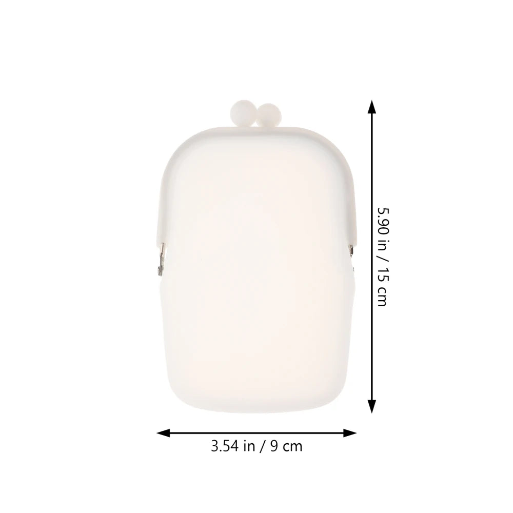 Silicone Phone Bag & Coin Purse for Women | Candy Color Small Wallet Holder Pouch (Ladies Handbag Clutch, Travel Accessories Storage)