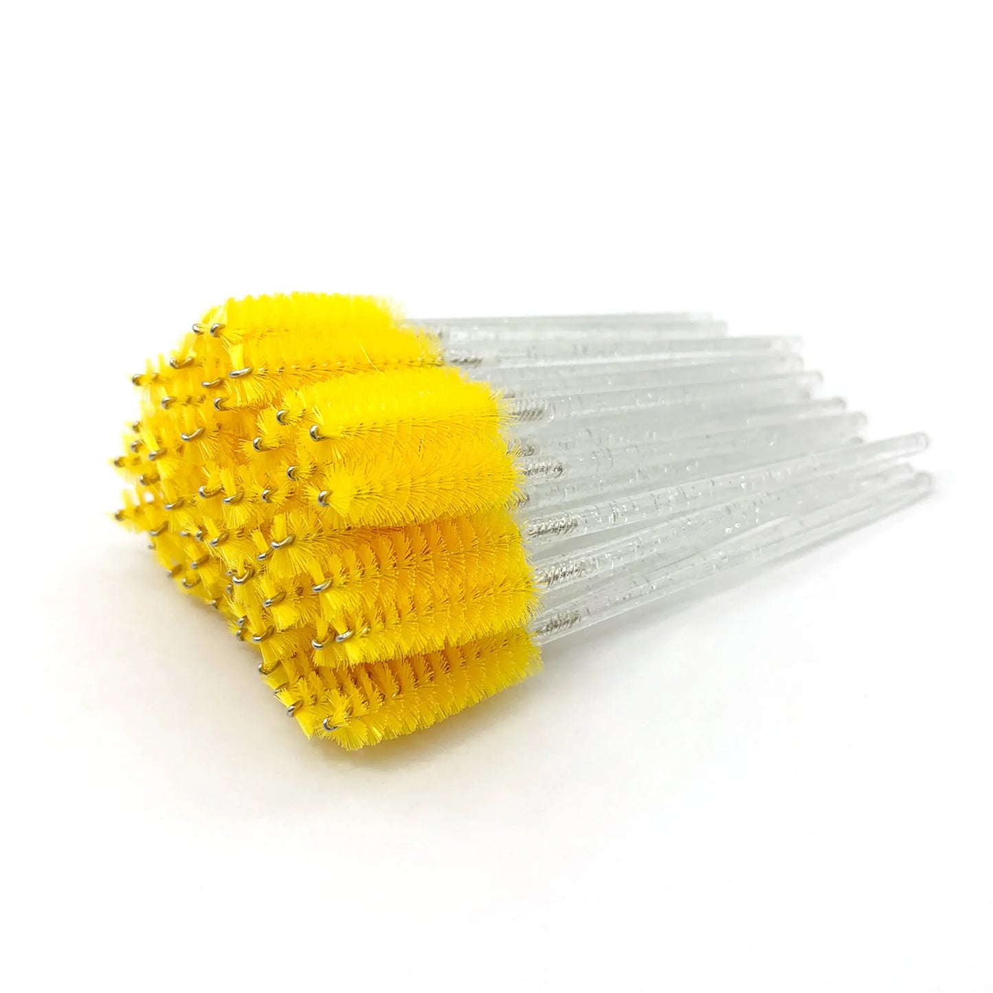 Disposable Eyelashes Brushes Crystal Diamond Handle Lash Brush Eyebrow Mascara Wands Eyelash Extension Supplies Makeup Tools