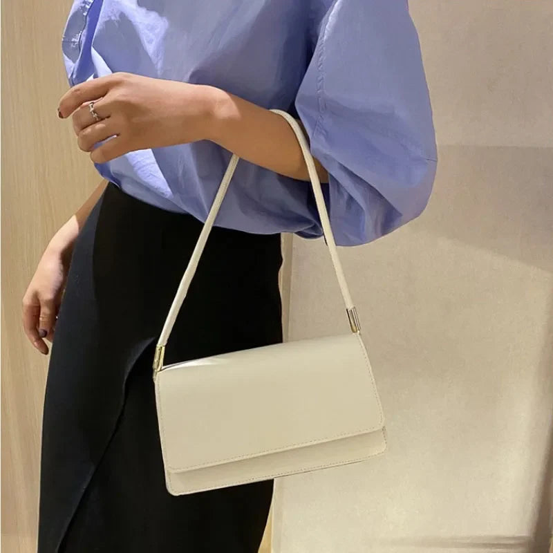 Luxury Brand Crossbody Bags for Women | Fashion Design Underarm & Woman Shoulder Bag (Female Handbag & Purses, Solid Color)