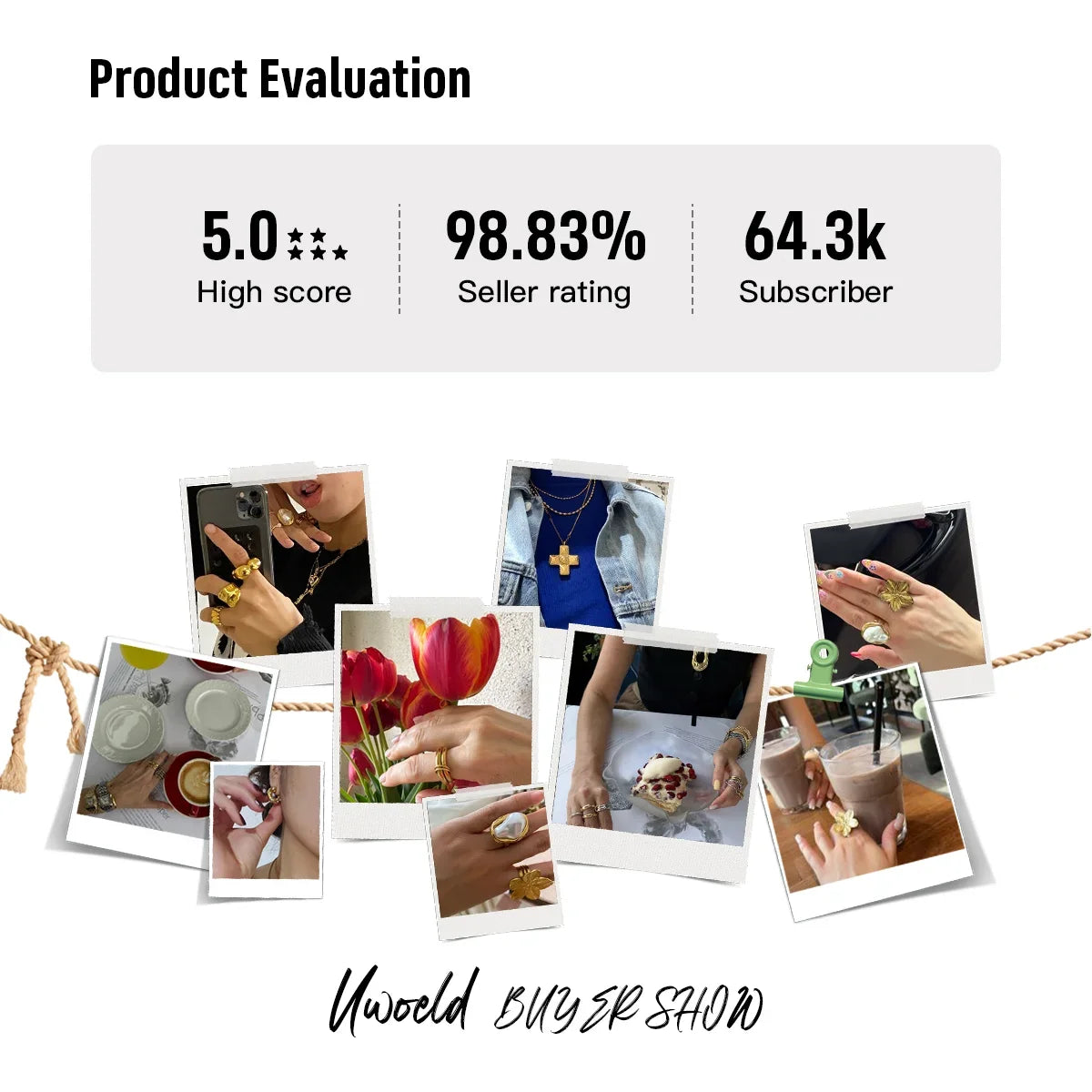 Uworld Simple Classic 18K Gold Color Plated Stainless Steel 2MM Coil Earrings Women's Accessories Party Gift