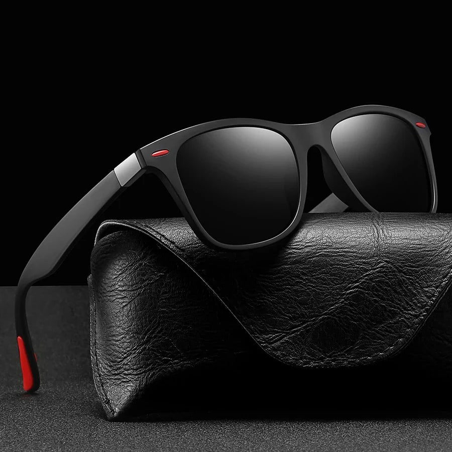 1-2-3PCS Fashion Vintage Square Unisex Driving Fishing Sunglasses Men Women Luxury Brand Designer Sun Glasses Anti-Glare Eyewear