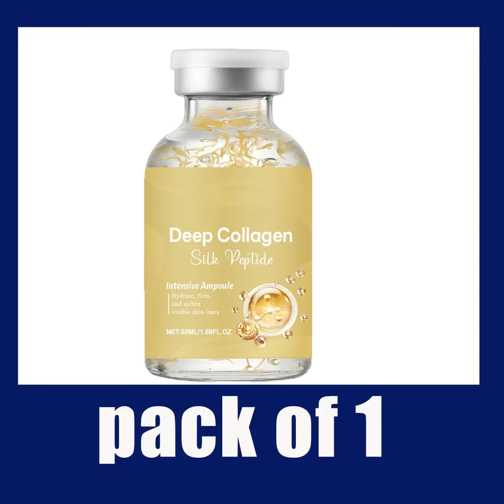Silk Peptide Ampoule | Anti-Aging Serum with Collagen & 30 Peptide Complex for Intensive Lifting, Skin Tightening & Firming