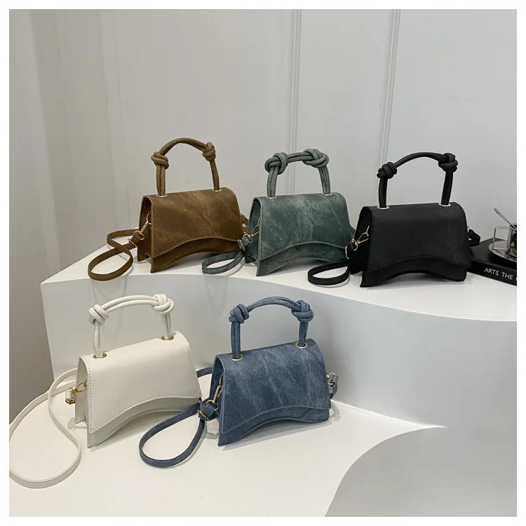 Fashionable Women's Shoulder Bag | Pure Color Trendy Crossbody Bag & Simple Casual Diagonal Bag (Small Square Bags for Autumn & All Seasons)