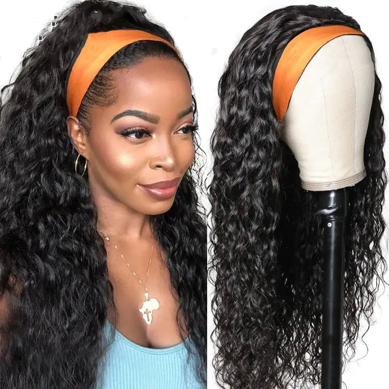 (.16) Style Loft Collection Fluffy Explosion Headscarf Wig