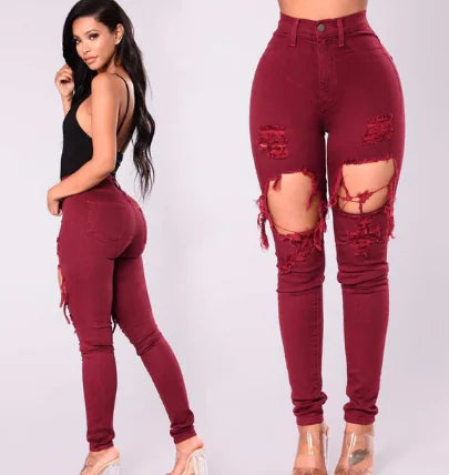 Style Loft Collection Ripped Skinny Stretch Denim Jeans