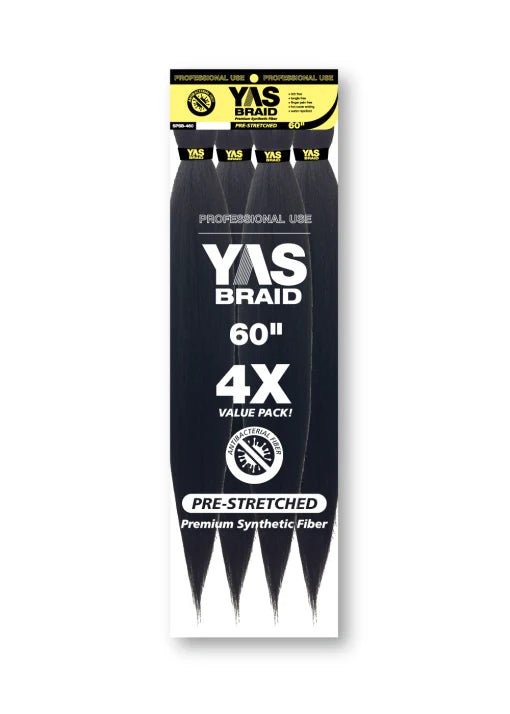 Yas Braid 4X PreStretched Braiding Hair - 60"