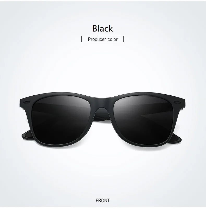 1-2-3PCS Fashion Vintage Square Unisex Driving Fishing Sunglasses Men Women Luxury Brand Designer Sun Glasses Anti-Glare Eyewear