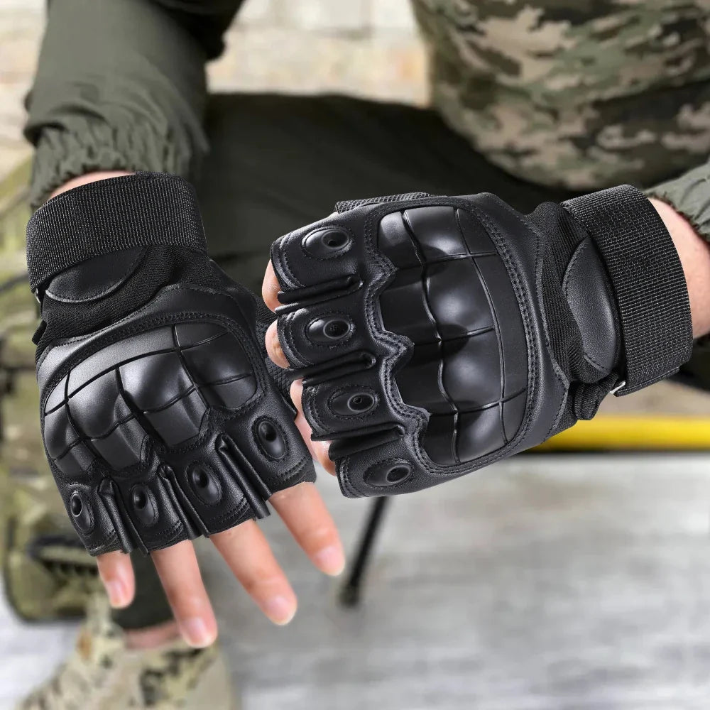 Touchscreen PU Leather Motorcycle Gloves Racing Pit Bike Riding Motorbike Moto Motocross Enduro Non-slip Protective Gear Men