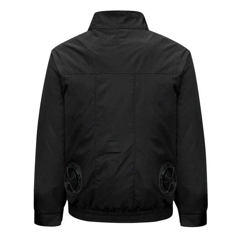 Cooling Air Conditioning Clothes with Fan Outdoor Charging Summer Cooling Welding Labor Overalls Men